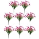thumbnail image 1 of 8 Ramos De Narcisos Artificiales Flores De Primavera Para Exterior (Rojos), 1 of 8
