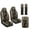 Bear Forest Camo, variant on Xixirimido Car Seat Covers for Front Seats 5Pcs Car Accessories with Seat Belt Covers & Center Console Cover Universal Fit for SUVs,Vans,Trucks,Sedans, Bear Forest Camo