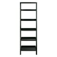 thumbnail image 2 of Winsome Wood Bellamy Leaning 5-Tier Shelf, Black Finish, 2 of 8