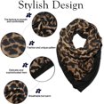 thumbnail image 2 of Fashion Leopard Pattern Lightweight Chiffon Silk Women Scarf, 2 of 5