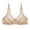 Khaki, variant on Xijirk Women Sheer Lace Underwire Bra Thin Cup Bow Adjustable Shoulder Strap for Everyday Wear,White,95C