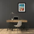 thumbnail image 3 of Sola, Bresso 15x18 Black Ornate Wood Framed with Double Matting Museum Art Print Titled - La Playa, 3 of 4