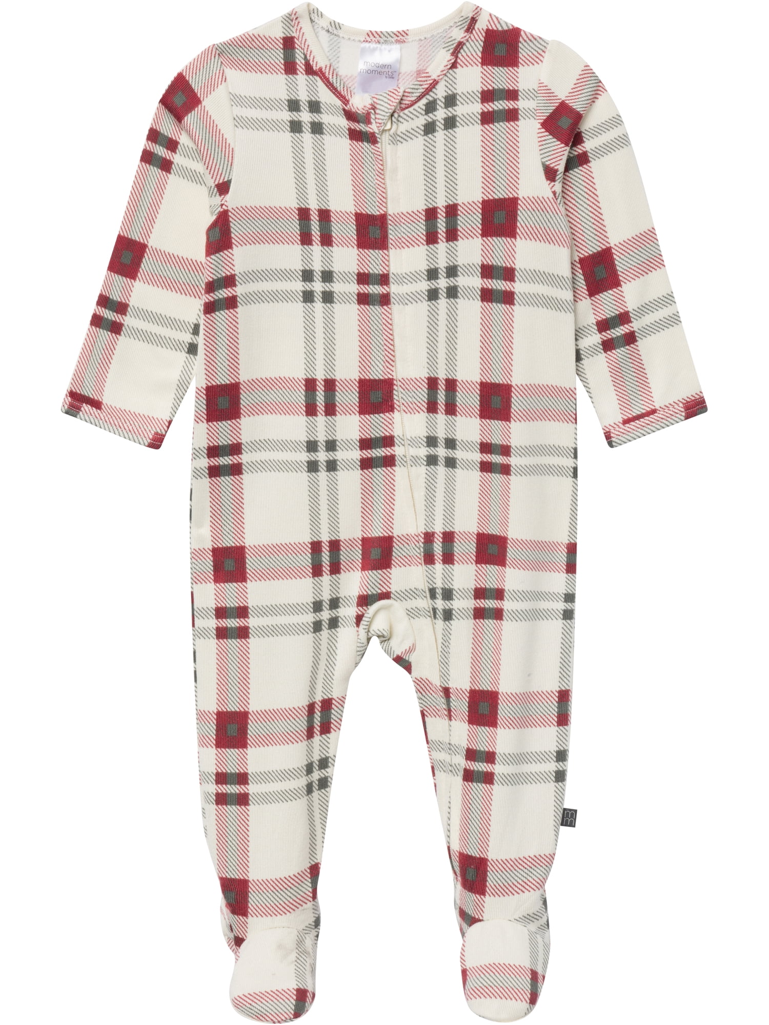 Modern Moments by Gerber Gender Neutral Sleep ´N Play Christmas Pajamas, 2-Pack, Sizes Newborn - 6/9 Months