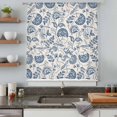 thumbnail image 5 of Vintage Spring Floral Sheer Curtains 72 Inches Long, Farmhouse Summer Botanical Retro Light Filering Curtains, Breathable Simi Curtain Privacy Drapes for Living Room Bedroom Window Treatment, 5 of 9