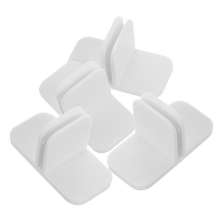 4pcs Plastic Drawer Divider Holder Clamps Reliable Clips for Kitchen Drawer Organization