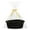 Black, variant on Bohorizon Woven Basket for Gifts, Small Basket with Gift Bags and Ribbons, Rope Basket for Storage, 12"x 8" x 5", Pack of 1, Black