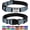 Gray, variant on Three Tree Personalized Dog Collars with Engraved Name Plate, Silent No Jingle Custom Nylon Collar with Fixed ID Tag, Reflective Soft Neoprene Padded Breathable