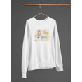 thumbnail image 3 of Cat Squad Sweatshirt Women -June Erica Vess Designs, Female 4X-Large, 3 of 4