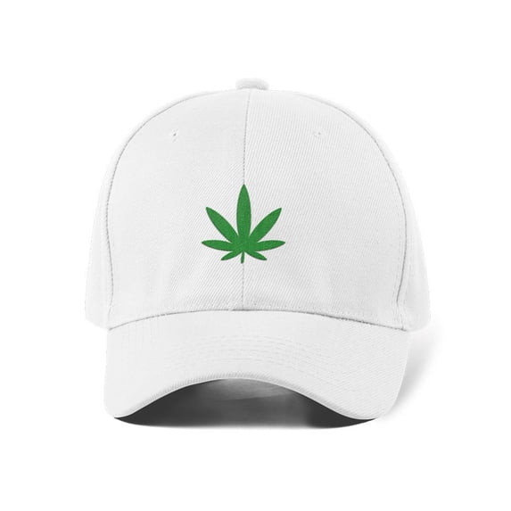 Pixelart Cannabis Leaf Hat -Image by Shutterstock, Small