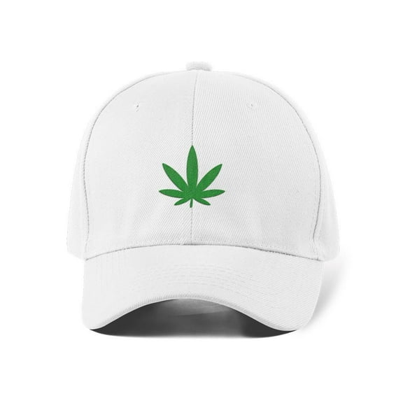 Pixelart Cannabis Leaf Hat -Image by Shutterstock, Small