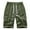 Army Green, variant on Men's Cotton Elastic Waist Cargo Shorts, Casual Loose-Fit Knee-Length Outdoor Shorts with Multi-Pocket for Hiking & Daily Wear ,Khaki 3XL
