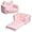 Pink Bear, variant on Fold Out Toddler Couch, Comfy 2-in-1 Cuddly Sherpa Bear Chair for Kids, Convertible Sofa to Lounger, Kids Cozy Corner Play Couch for Boys and Girls, Chocolate