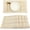 Beige, variant on Boho Placemats Set of 4, Macrame Table Decor and Farmhouse Style Placemats Natural Cotton Burlap, for Dining Table, Beige