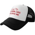thumbnail image 2 of Excuse Me You Look Like You Love Me Mesh Cap Trucker Hats, 2 of 7