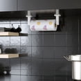 thumbnail image 6 of Lloopyting Clearance Paper Towel Holder Kleenex Tissues Boxes Self Adhesive Tissue Holder Punch-Free Plastic Paste Hanger Holder Towel Tube Kitchen Gadgets White, 6 of 6