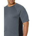 thumbnail image 4 of Kanu Surf Men's CB Rashguard UPF 50+ Swim Tee, Charcoal, Large, 4 of 6