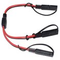 thumbnail image 4 of Adaptador de panel solar Sidaley 1 a 2 Cable divisor SAE con tapa antipolvo, 4 of 6