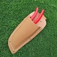 thumbnail image 3 of 1Pc Gardening Pruning Pouch Cowhide Pliers Shears Scissors Cover Tool Bag(Brown), 3 of 9