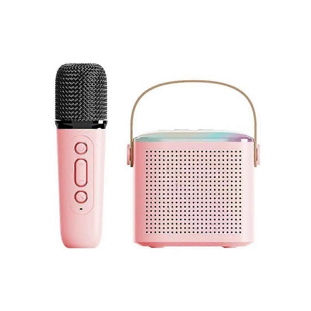 Bluetooth 5.3 Portable Speaker Mini with Led Music Rhythm Light for Family and Outdoor