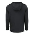 thumbnail image 3 of Men's Cutter & Buck Black North Texas Mean Green Coastline Epic Comfort Eco Recycled Long Sleeve Hooded T-Shirt, 3 of 3