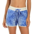 thumbnail image 3 of HDE Plus Size Tie Dye Dolphin Shorts for Women Running Workout Short Athletic Bottoms 1X, 3 of 6