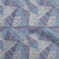 thumbnail image 1 of oneOone Georgette Viscose Navy Blue Fabric Abstracts Craft Projects Decor Fabric Printed By The Yard 42 Inch Wide, 1 of 5