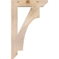 thumbnail image 3 of Ekena Millwork 3 1/2"W x 20"D x 32"H Westlake Slat Smooth Bracket, Douglas Fir, 3 of 4