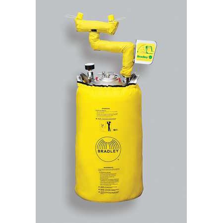 Bradley Eye Wash Stations - Bradley 10 gal. Capacity, Heated Eye Wash Station, S19-690H