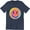 Navy Heather, variant on Happy Colorful Smile Face Emoji Emoticon Printed Funny Men's T-Shirt