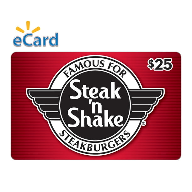 Steak ?n Shake 25 Gift Card (Email Delivery)