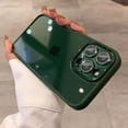 thumbnail image 1 of Luxury Glitter Diamond Transparent Case For iPhone 15 14 13 12 11 Pro Max Plus Protection Shockproof Bumper Cases Cover Green For iPhone 14Pro, 1 of 6