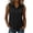 #0279-Black, variant on Women's Wrinkle Free Sleeveless Button Down Shirts Blouses with Mulberry Silk Casual Loose Tank Tops for Work