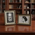 thumbnail image 5 of Unique Bargains Wall Hanging & Tabletop Resin Picture Frame for Display Blue 5" x 7", 5 of 6
