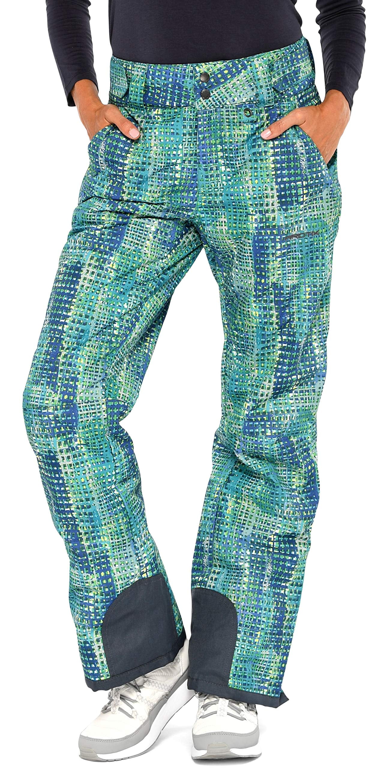 Arctix Women's Insulated Snow Pants, windows print blue