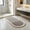 A, variant on Oval Absorbent Non Slip Bathroom Rug 40×120cm, Soft Quick Dry Floor Mat for Bedroom Bedside All Season Use