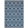 thumbnail image 2 of Modway Frame Transitional Moroccan Trellis 8x10 Area Rug in Moroccan Blue and Ivory, 2 of 7