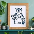 thumbnail image 5 of Bear Stencils Wall Decoration Template 11.8x11.8 inch Plastic Bear Drawing Painting Stencils Templates Square Reusable Stencils for Painting on Walls Furniture Crafts DIY, 5 of 9