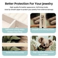 thumbnail image 3 of Koala Travel Portable Square Jewelry Display and Decorative Box with Bracelet Holder - Ideal for Rings, Earrings, Necklaces, Bracelets, and More - Suitable for Girls and Women, 3 of 6
