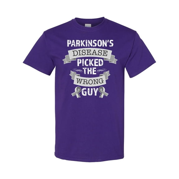 Inktastic Parkinsons Disease Picked the Wrong Guy T-Shirt