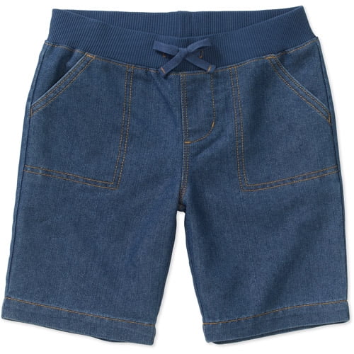 pull on bermuda jean shorts