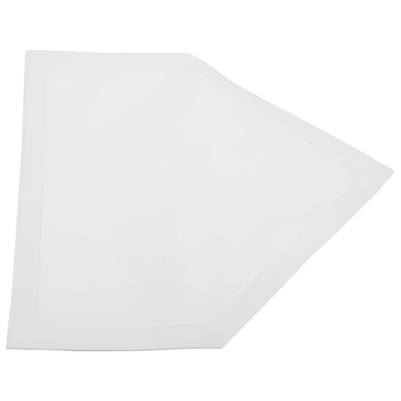 BEADCEST TPE Home Plate Mat 1Pack 16.5X16.1X0.1in for Throwing Motion Enhancement Baseball Players