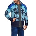 thumbnail image 2 of Goofa Halloween Trick Or Treat Pattern Mens Full-zip Hoodie, Zip-up Pullover Hooded Sweatshirt, Kangaroo Pocket Hoodie Ideal for Daily Wear, Travel, and Home-XX-Large, 2 of 5