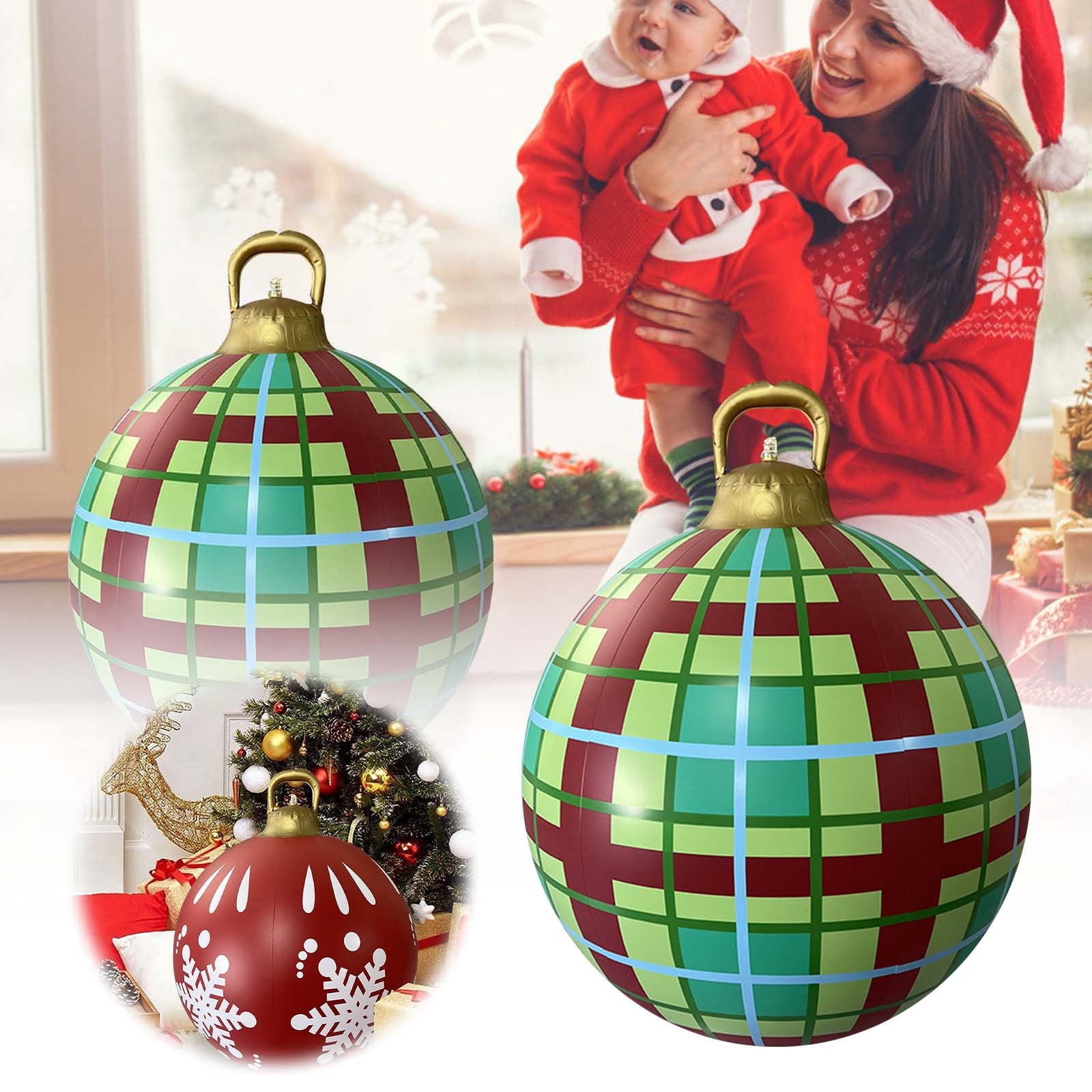 Boreal Craft 60CM Red Or Gold Christmas Outdoor Christmas Festive