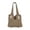 Khaki, variant on EliteGoogv Shoulder Bags For Women Bohemian Woven Womens Shoulder Bags Lightweight Spacious Tote Bags Summer Travel Handmade Beach Carryalls White