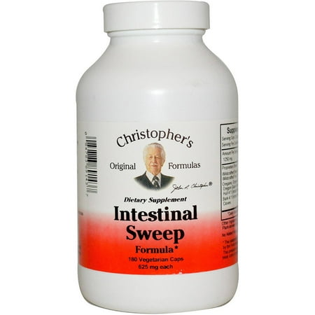 Christopher's Original Formulas Intestinal Sweep Vegetarian Capsules, 180 CT