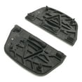 Black Kuryakyn Zombie Passenger Floorboard Covers For