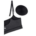 thumbnail image 5 of Sostén CRZ YOGA Butterluxe sin Aros con Tirantes Ajustables Negro XL, 5 of 5