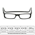 thumbnail image 7 of GJX Folding Magnetic Reading Glasses, Click Connect Neck Wear, Lightweight Front Frame For Men Women, 3.0 Magnification, 7 of 7