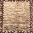 thumbnail image 1 of Ahgly Company Indoor Square Abstract Yellow Abstract Area Rugs, 8' Square, 1 of 6