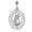 Silver, variant on NFTIGB Virgin Mary Pendant Exquisite Carving Titanium Steel Jewelry For Men Women Daily Wear Golden 10 inches / 25.4 cm Chain Religious Amulet Perfect For First Communion Gift Giving